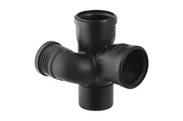 Geberit Silent-PP SchachtabzweigMAX 87,5  Grad rechts, mit Muffen DN 110 / 75 / 110 390563141