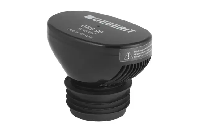 Geberit Belueftungsventil BON-AIR GRB90 d 75 mit Manschette fuer d 75/110 PP PE 307006001