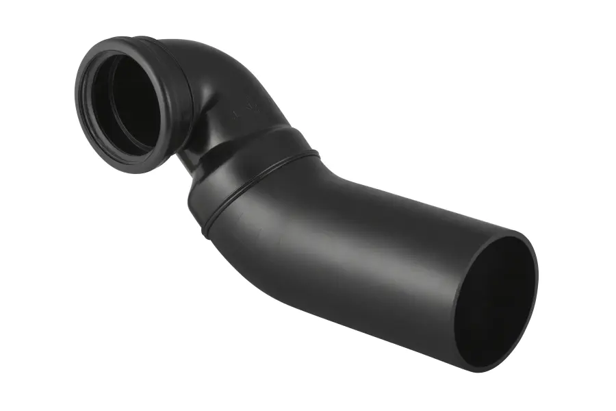 Geberit PE WWC-Bogen 90  Grad links DN90/90 fuer waagrechte Montage 366913161