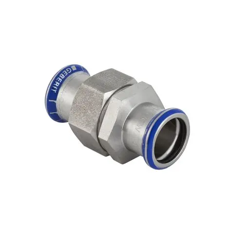 Geberit Mapress Verschraubung d 54 flachdichtend (Cr-Ni-Mo-Stahl) 35396