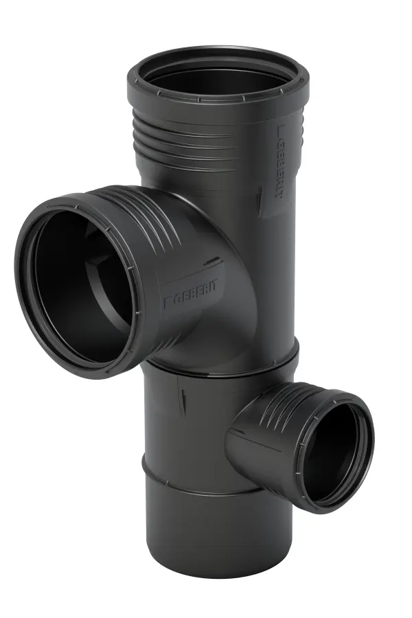 Geberit Silent-PP KombieckabzweigMAX 87,5  Grad rechts DN 100/100/70 390560141
