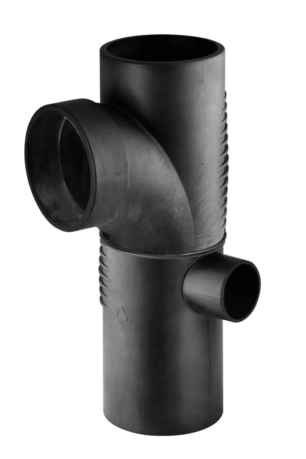 Geberit Silent-db20 Kombi-EckabzweigMAX 88,5  Grad rechts DN 100/100/56 310115141