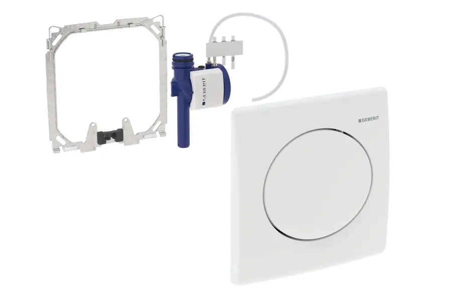 Geberit UR-Steuerung pneumatisch Basic seidenglanz verchromt 115820465
