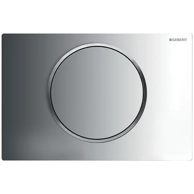 Geberit Betaetigungsplatte  Sigma10 fuer Spuel-Stopp-Spuelung KShochglanz verchromt/seidenglanz verchromt/hochglanz verchromt 115758KH5