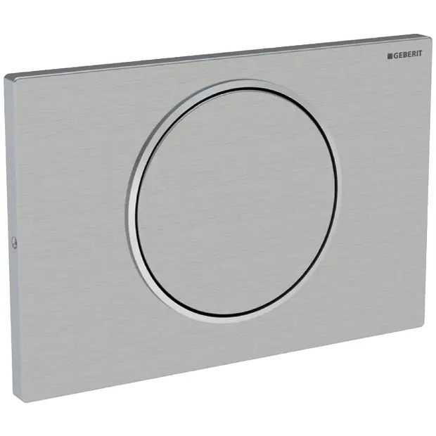Geberit Betaetigungsplatte  Sigma10 verschraubbar EStahl gebuerstet/poliert/gebuerstet 115787SN5