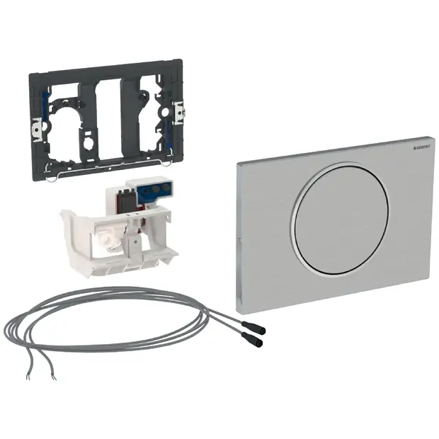Geberit WC-Steuerung elektronisch/Netz Sigma10 fuer Stuetzklappgriff Edelstahl 115863SN5