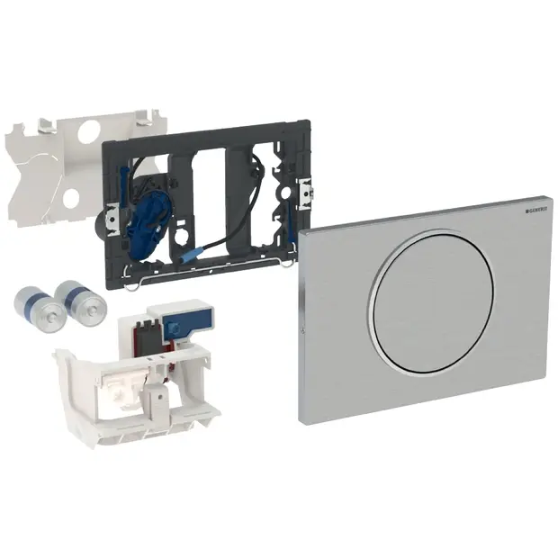 Geberit WC-Steuerung Funk/Batterie Sigma10 fuer Stuetzklappgriff Edelstahl 115869SN5