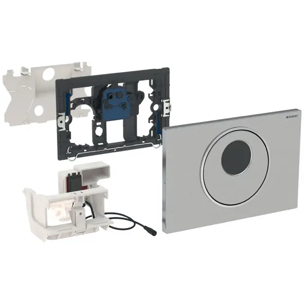 Geberit WC-Steuerung IR/Netz Sigma10 Edelstahl 115890SN5