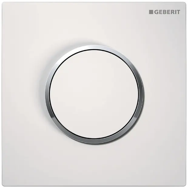 Geberit HyTouch UR-Handausloesung weiss/verchromt Kunststoff Sigma10 pneumatisch 116015KJ1