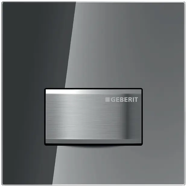 Geberit Urinalsteuerung pneumatisch Sigma50 Rauchglas verspiegelt 116016SD5