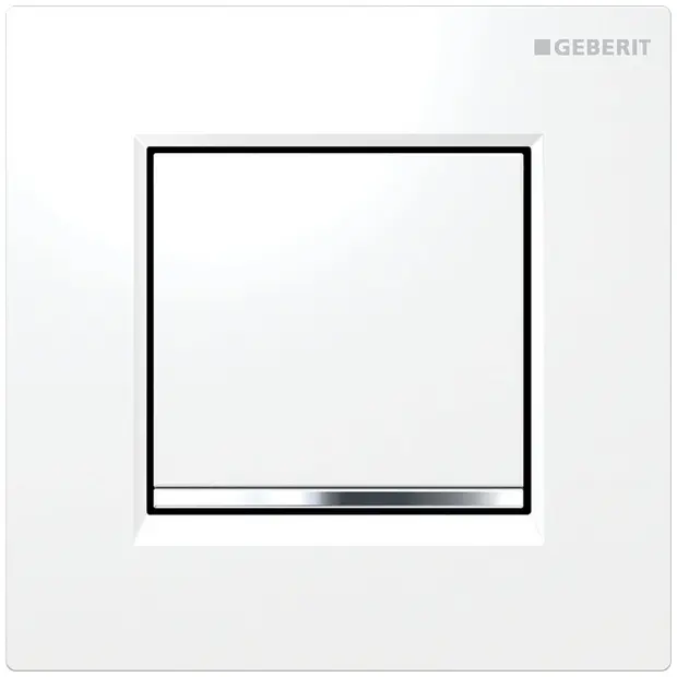Geberit UR-Strg. mit pneumatischer Spülausl. BetPl. Typ 30 weiß/glanzchrom/weiß 116017KJ1