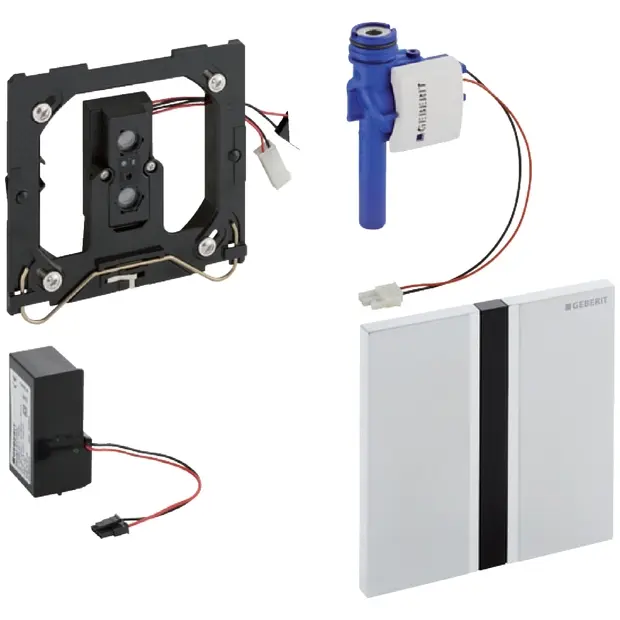 Geberit HyTronic UR-Strg. Sigma50 verchromt Zink-Druckguss beruehrungslos IR/Netz 116026GH1