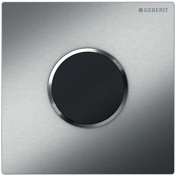 Geberit UR-Steuerung IR/Batterie Sigma10 Edelstahl gebuerstet 116035SN1
