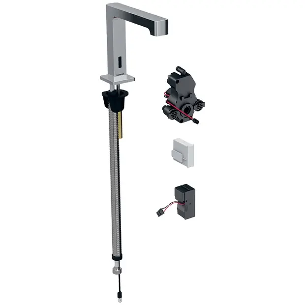 Geberit Waschtischarmatur Brenta Standmontage mit UP-Funktionseinh. Netz o. Mischer 116191211