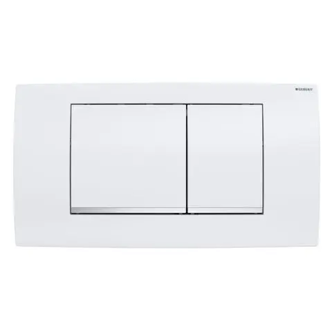 Geberit Geberit Betätigungsplatte Twinline30 für 2-Mengen-Spülung weiss/glanzchrom 115899KJ1