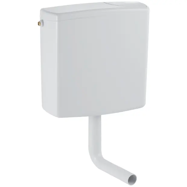 Geberit AP-Spuelkasten AP140 manhattan tiefhaengend mit Spuel-Stopp-Spuelung 140000CG1