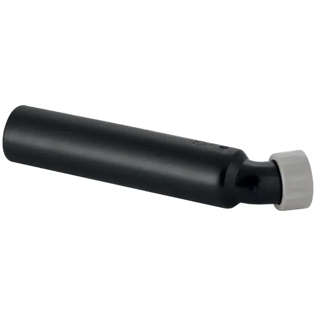 Geberit Anschlussbogen 45g mit Überwurfmutter schwarz 150249161