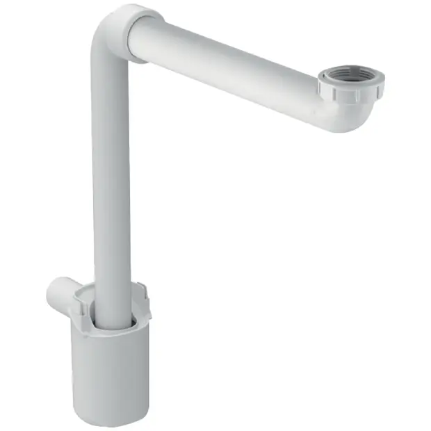 Geberit Tauchrohrsiphon für WB, G1 1/4 d32 Raumsparmodell, Abgang horizontal 151116111