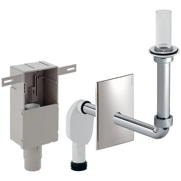 Geberit WT UP-Siphon Fertigbauset Abgang horizontal d50-56mm 151122211