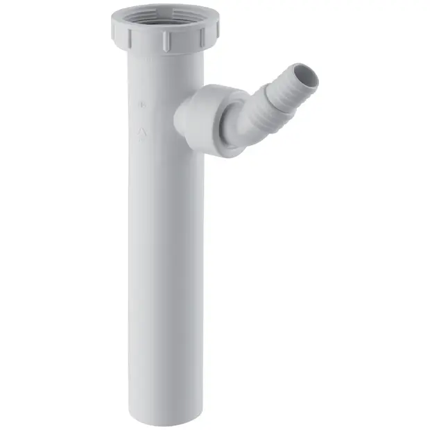 Geberit Anschlussstutzen mit Überwurfmutter, mit Winkelschlauchtülle d40 G1 1/2 152242061