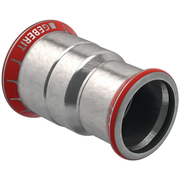 Geberit Mapress C-Stahl Muffe reduziert d42-35 verzinkt 22023