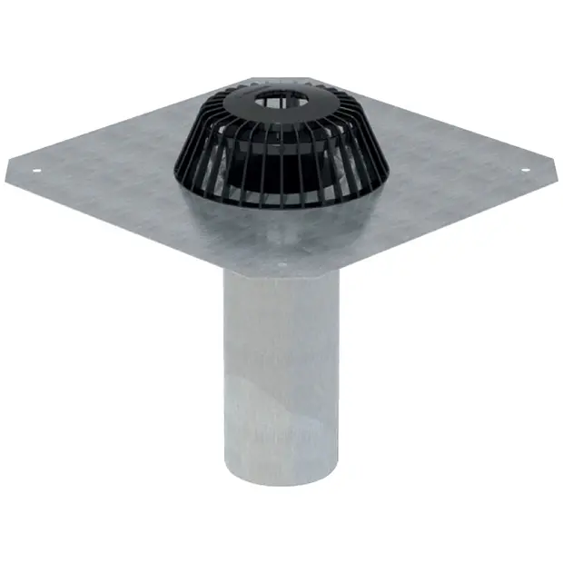 Geberit Dachwassereinlauf mit Anschlussblech d110 6L/s 359037001
