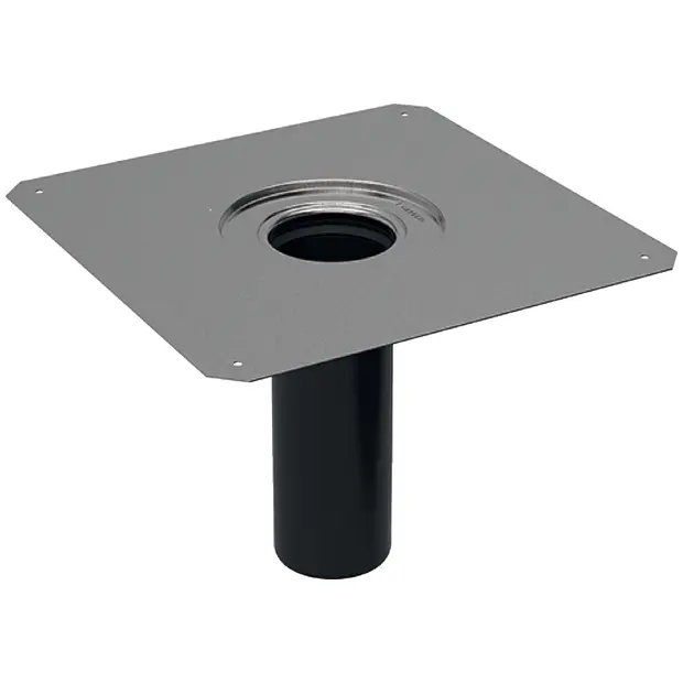 Geberit Pluvia Dampfsperrenanschluss d90mm CrNi-Stahl 1.4301 359102001