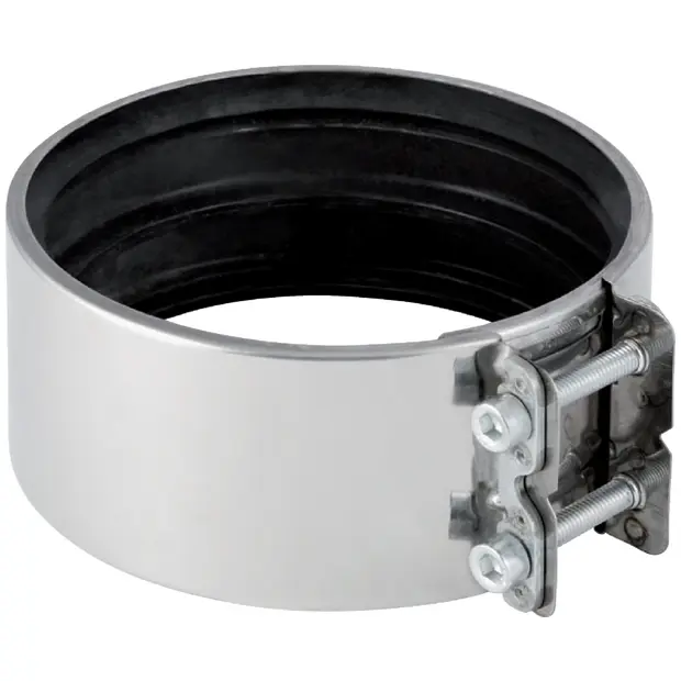 Geberit Übergangsspannverbinder Edelstahl d135mm d1=135mm 359446002