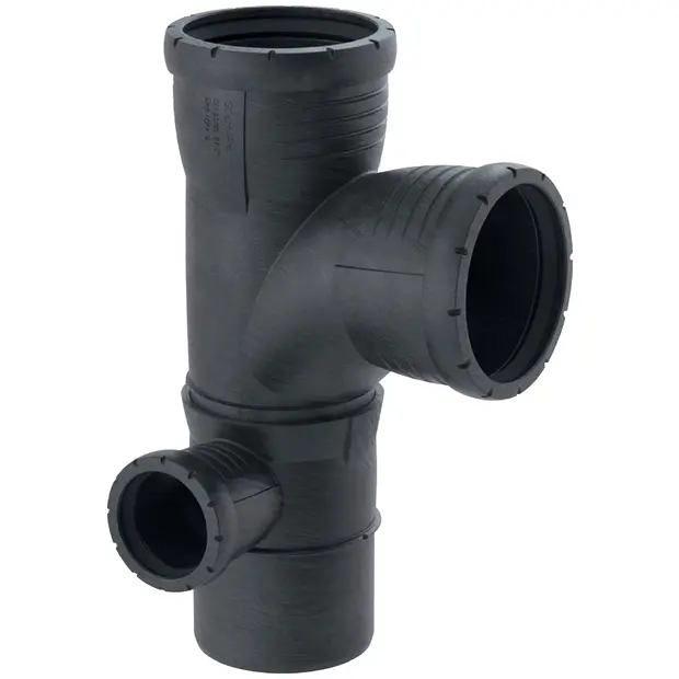 Geberit Silent-Pro Kombibogeneckabzweig 87,5Gr d110/90/50 links 393570141