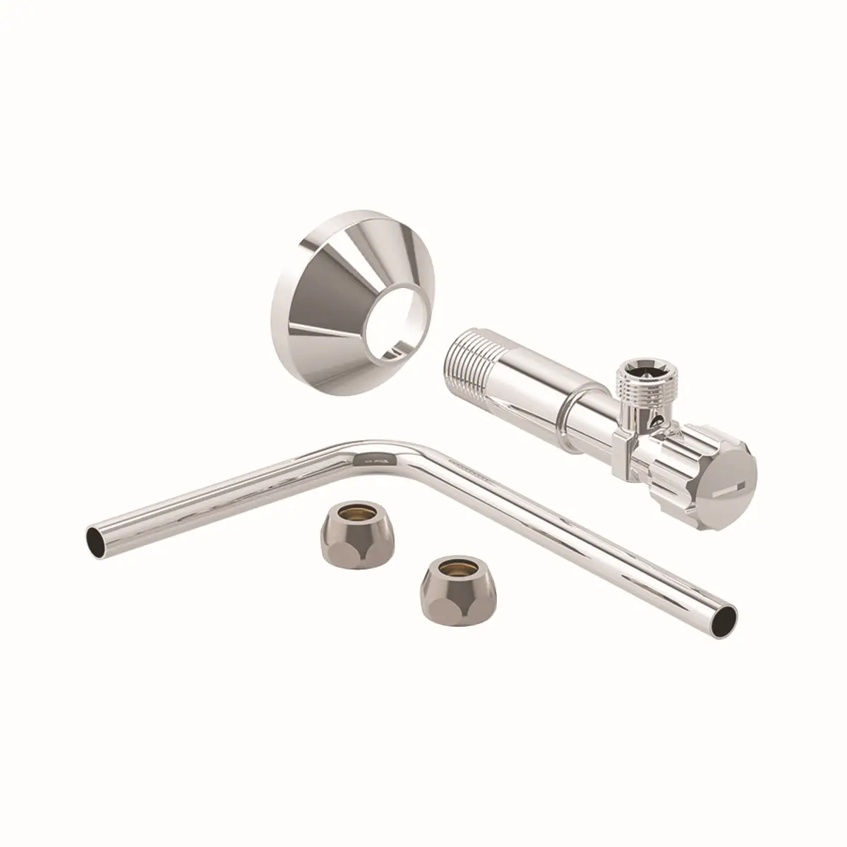 Geberit Wasseranschlussset seitlich 3/8\" hochglanz-verchromt 243743211