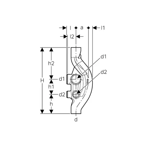 Geberit PE Sovent Formstück d110/110/75 12L/s 367614161