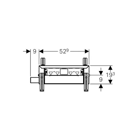 Geberit Kombifix Element für Dusche mit Wandablauf d50 457534001