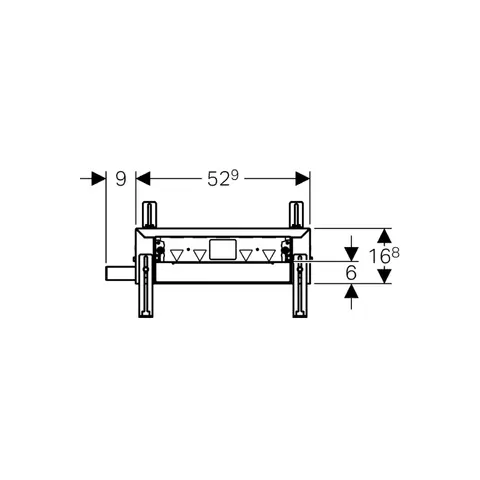 Geberit Kombifix Element für Dusche mit Wandablauf d40 457536001