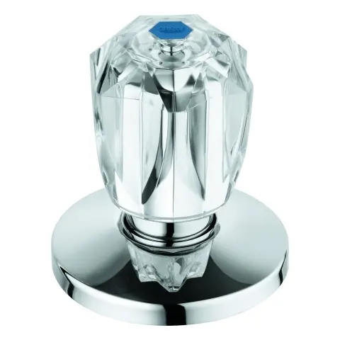 Grohe Oberteil 11541 1/2\" f.UP-Vent. Brillant Griff Markierung blau chrom 11541000