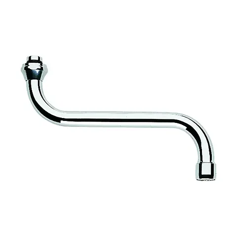 Grohe S-Auslauf 13005 Ausladung 150mm für Küchen-Wandbatterien 1/2\'\' chrom 13005000