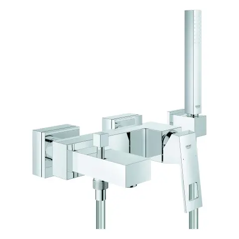Grohe EH-Wannenbatterie Eurocube 23141 Wandmont. Brausegrt. Euphoria Cube chrom 23141000