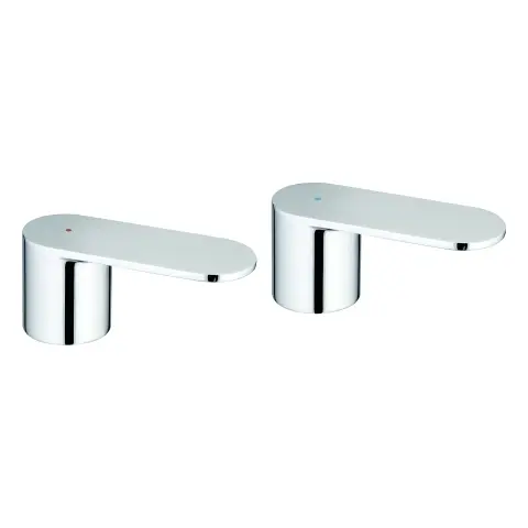 Grohe Griffpaar Eurosmart C 48306 Markierung blau/rot chrom 48306000