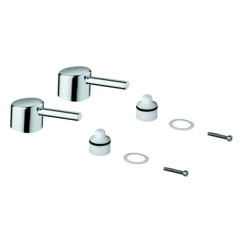 Grohe Griffpaar Concetto 48310 Markierung blau/rot chrom 48310000