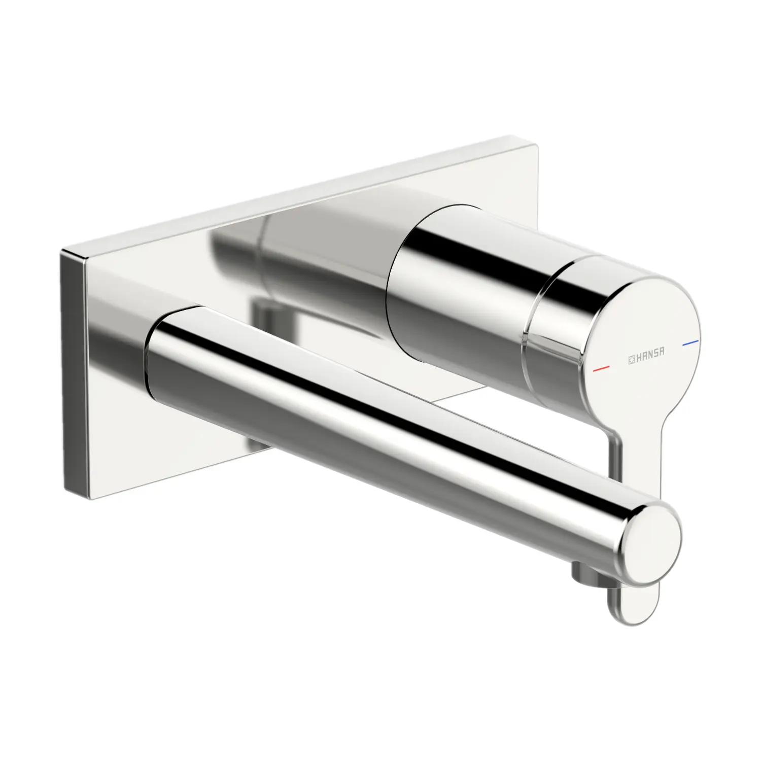 Hansa Fertigmontageset WT-Wandbatterie 2-Loch, Hansadesigno 5109 chrom 51092183