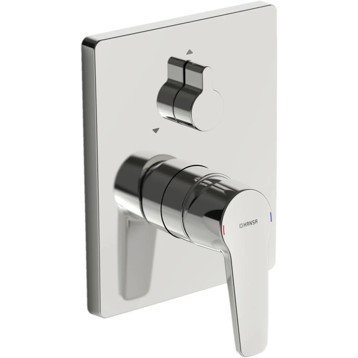 Hansa Funktionseinh. mit Dekorset Einhand- WA-Batterie Hansapolo 8062 verchromt 80623093