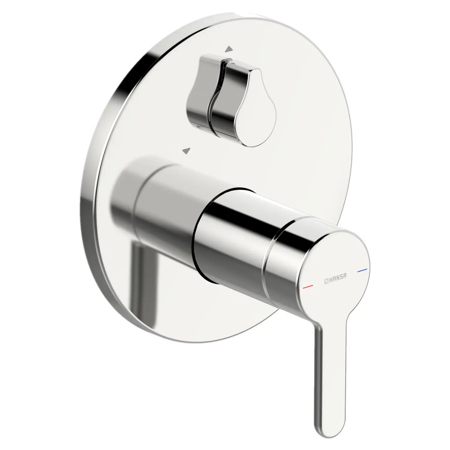 Hansa Funkt.-Einheit m. Dekorset Einhand- Wa-Batt. Hansadesigno 8111 9563 chrom 81119563