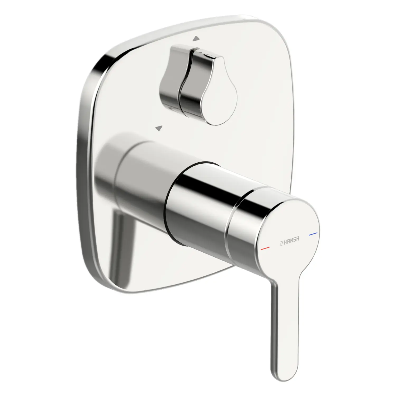 Hansa Funkt.-Einheit m. Dekorset Einhand- Wa-Batt. Hansadesigno 8111 9593 verchr. 81119593