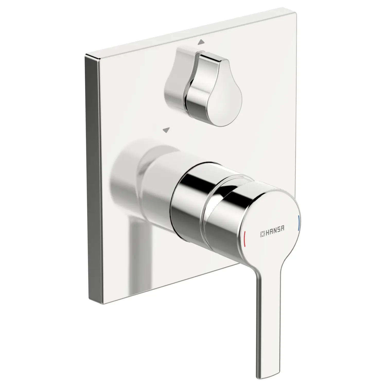 Hansa Funktionseinh. mit Dekorset Einhand- Wa-Batterie Hansaronda 8384 chrom 83843583