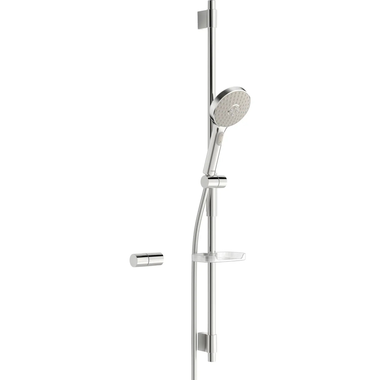 Hansa Wandstangenset Hansaactivejet 8437 0130 grau/chrom 84370130