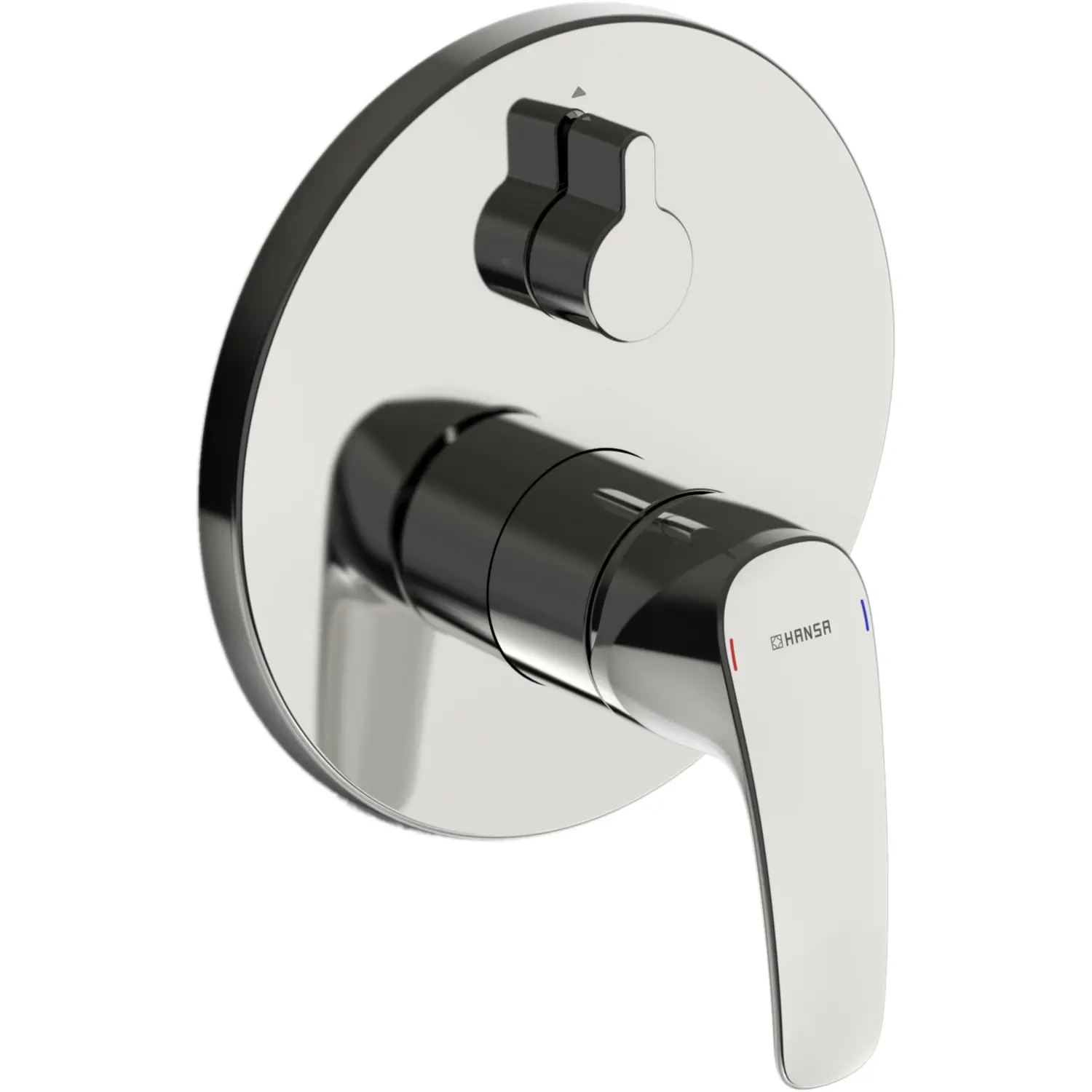 Hansa Funktionseinheit m. Dekorset Einhand- WA-Batterie Hansapinto, 8526 verchromt 85269183