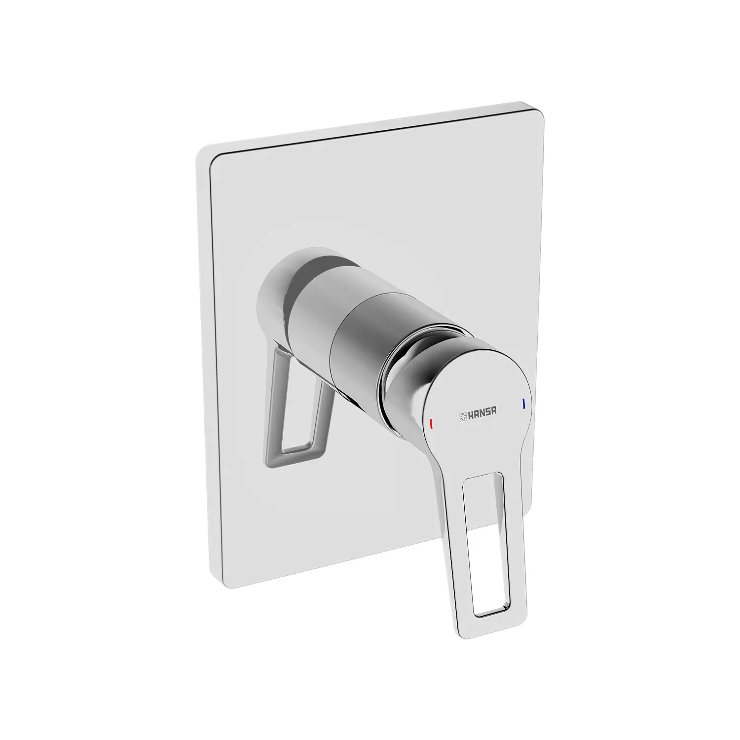 Hansa  Function unit with Decor set Single-Lever Shower mixer Hansa twist 8985 chrome 89859085