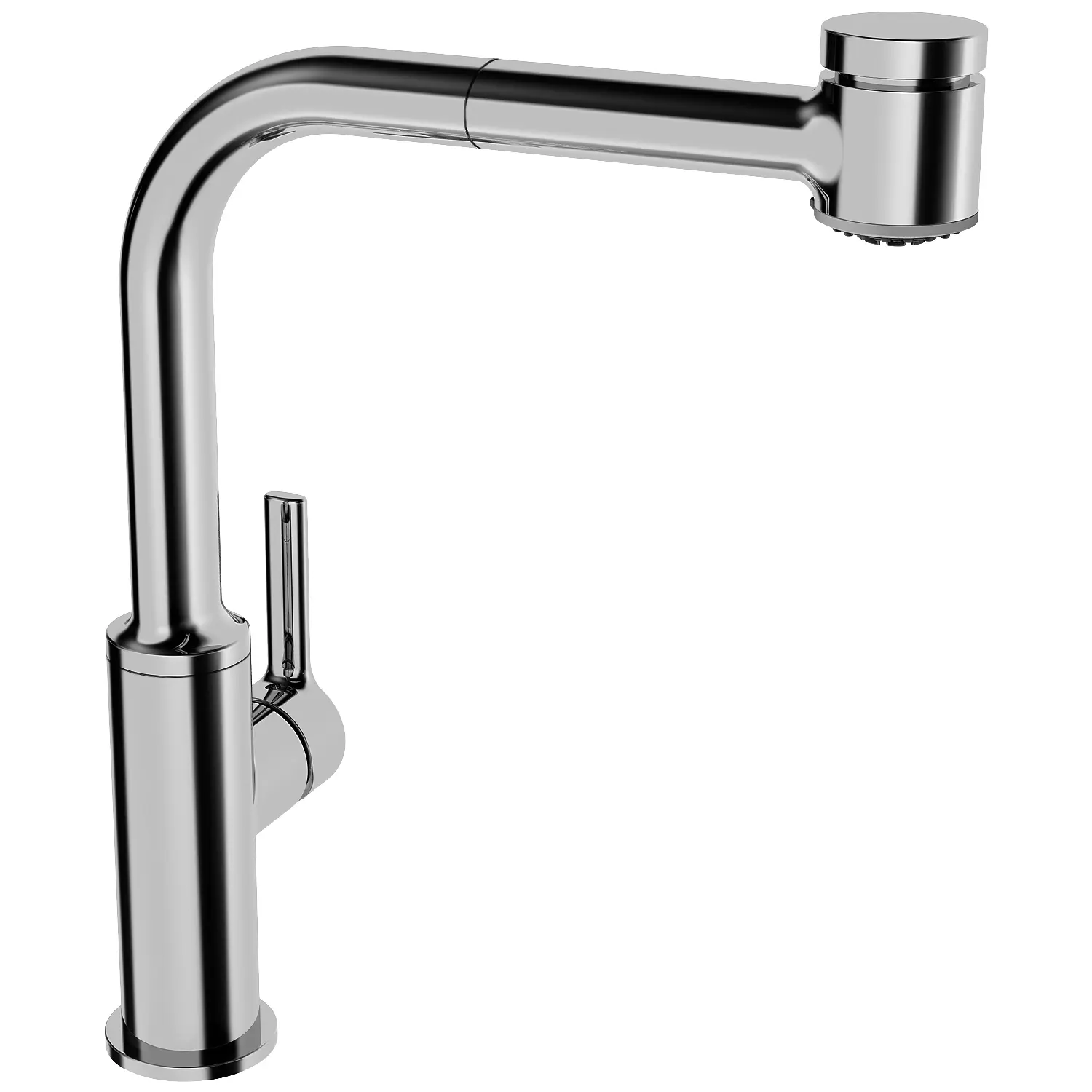 Hansa Spültisch-Einhandmischer Hansaronda 5523 Hebel seitl. bedient ND chrom 55231103