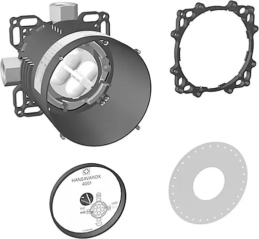 Hansa Unterputz Grundeinheit Hansavarox mit Vorabsperrung 40010000 1x lieferbar