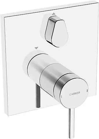 Hansa  Function unit with Decor set Single-Lever bath mixer Hansa designo 8111 chrome-plated 81119573