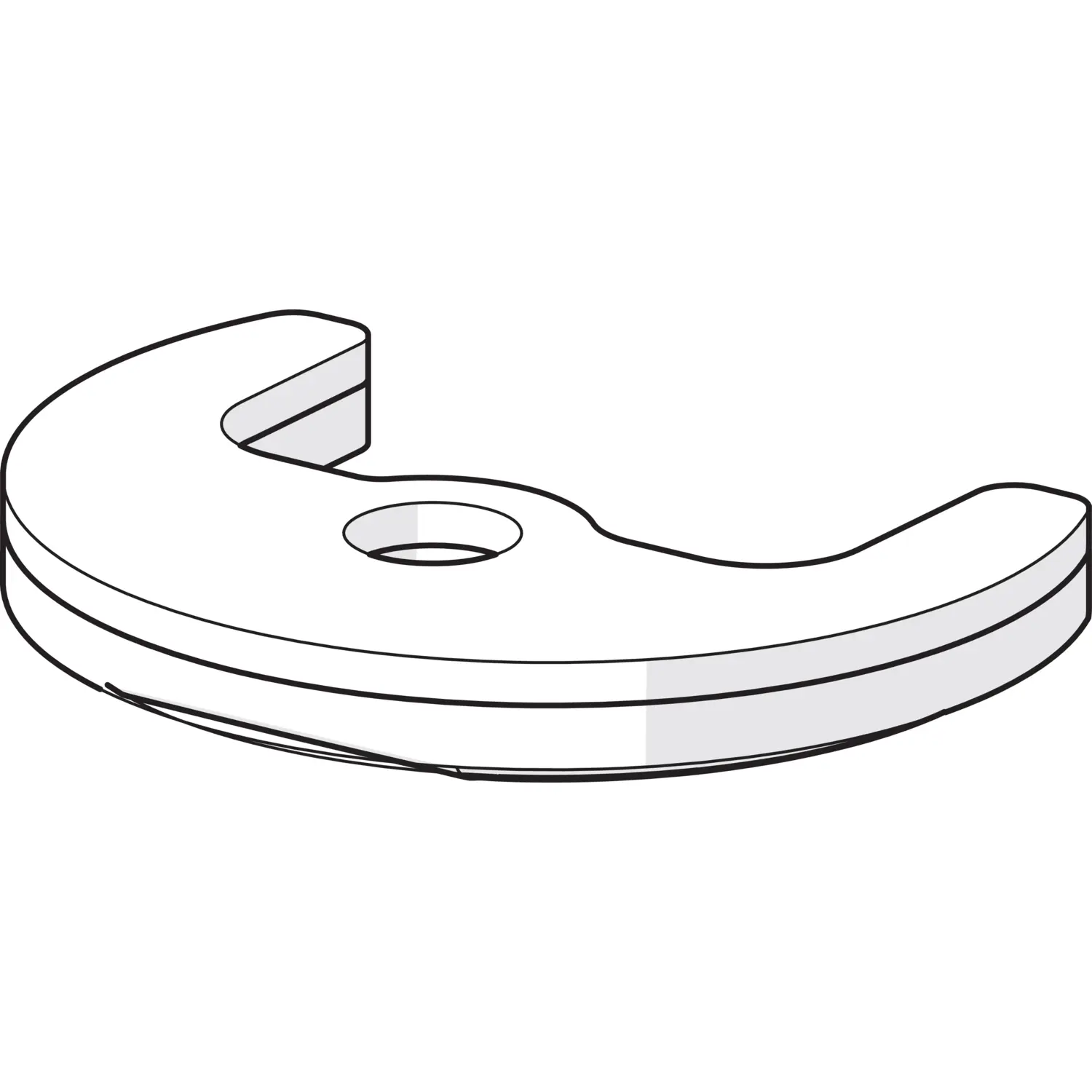 Hansa Spannplatte mit Gummi 59904765